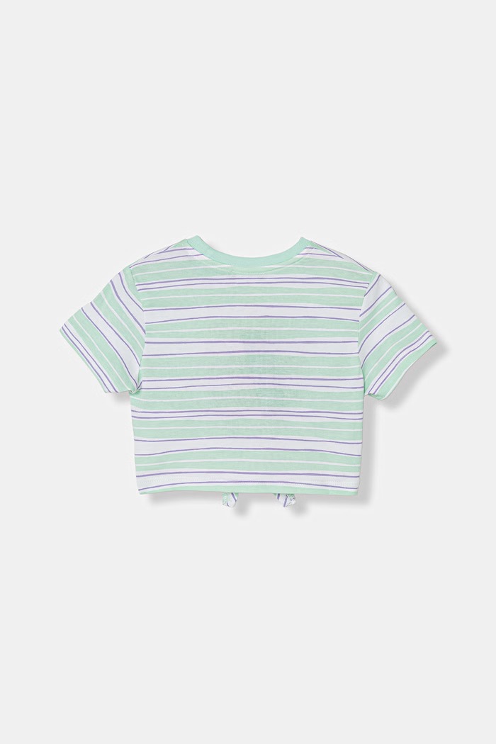 United Colors of Benetton T-shirt dziecięcy bawełniany 3P0UG10N7.P.seasonal zielony SS26