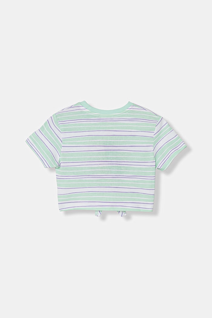 United Colors of Benetton T-shirt dziecięcy bawełniany 3P0UG10N7.P.seasonal zielony SS26