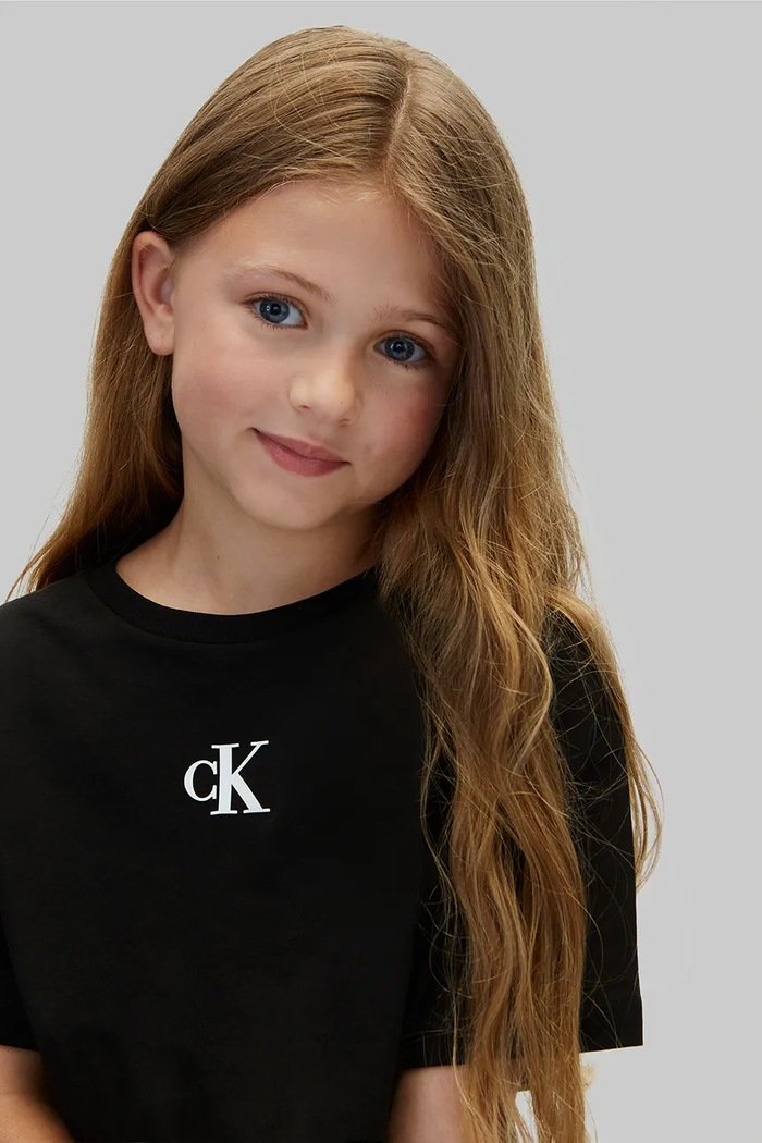 Calvin Klein Jeans T-shirt dziecięcy bawełniany LVCKSJA16G.128.176.PPY2