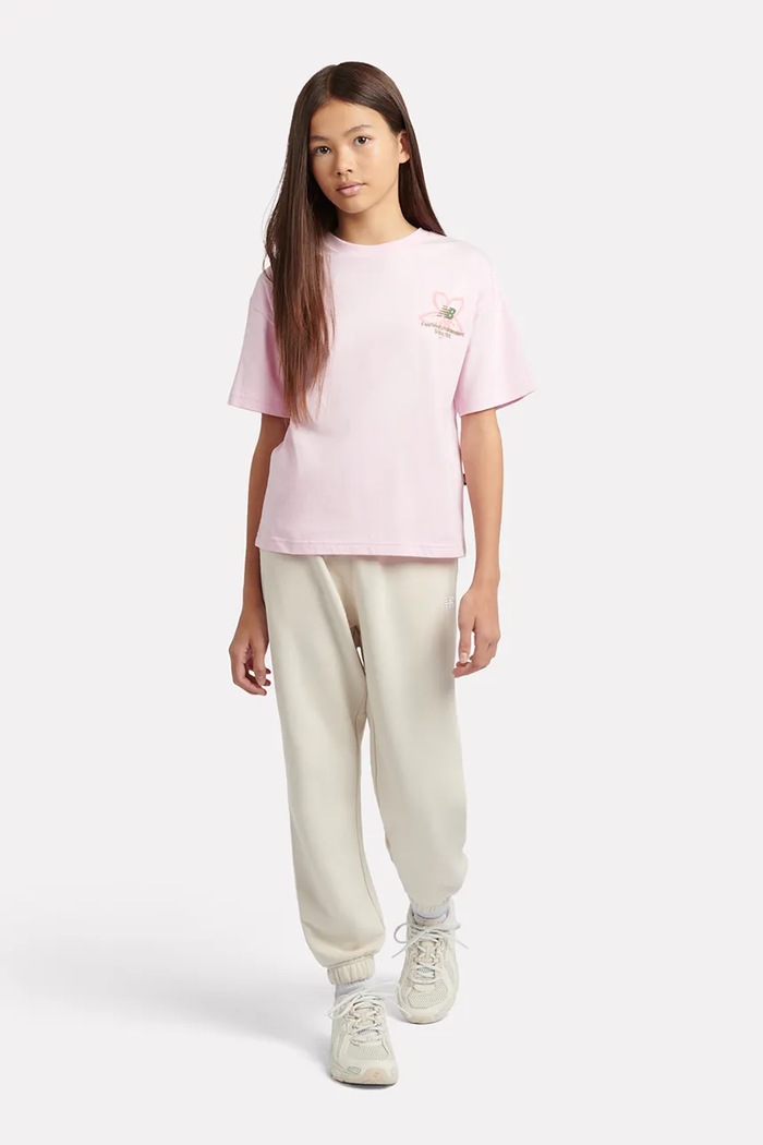 New Balance T-shirt dziecięcy bawełniany YT6124R8