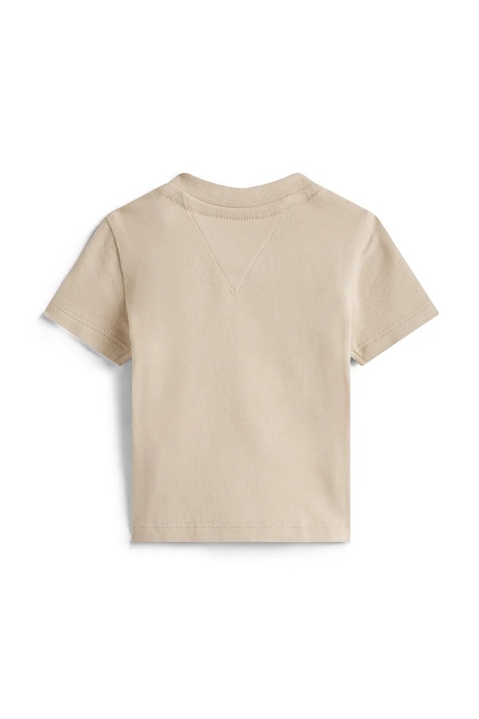 Бебешка тениска Tommy Hilfiger KN0KN02146.PPY2 бежов SS26