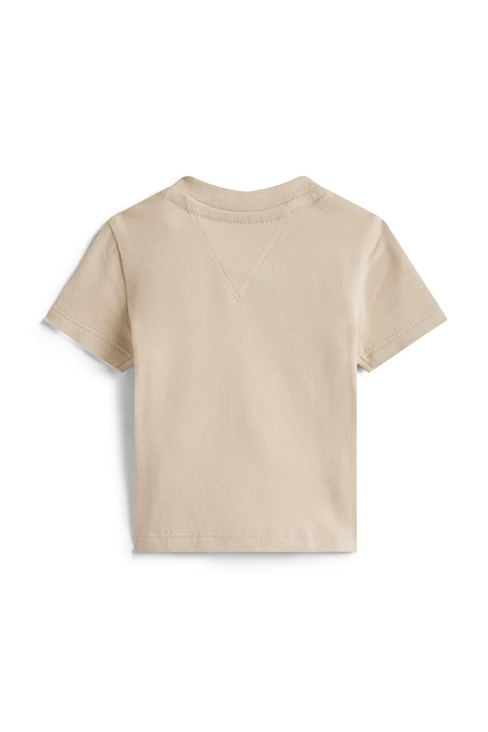 Бебешка тениска Tommy Hilfiger KN0KN02146.PPY2 бежов SS26