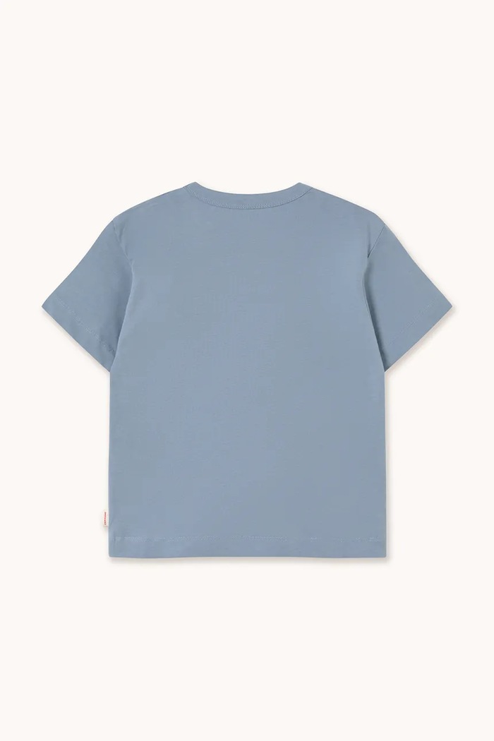 Chłopiec Tinycottons t-shirt bawełniany dziecięcy RED DOG GRAPHIC TEE SS26.040 niebieski