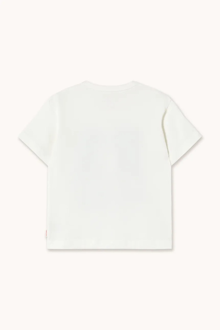 Chlapec Detské bavlnené tričko Tinycottons FROG & FROG GRAPHIC TEE SS26.043 biela