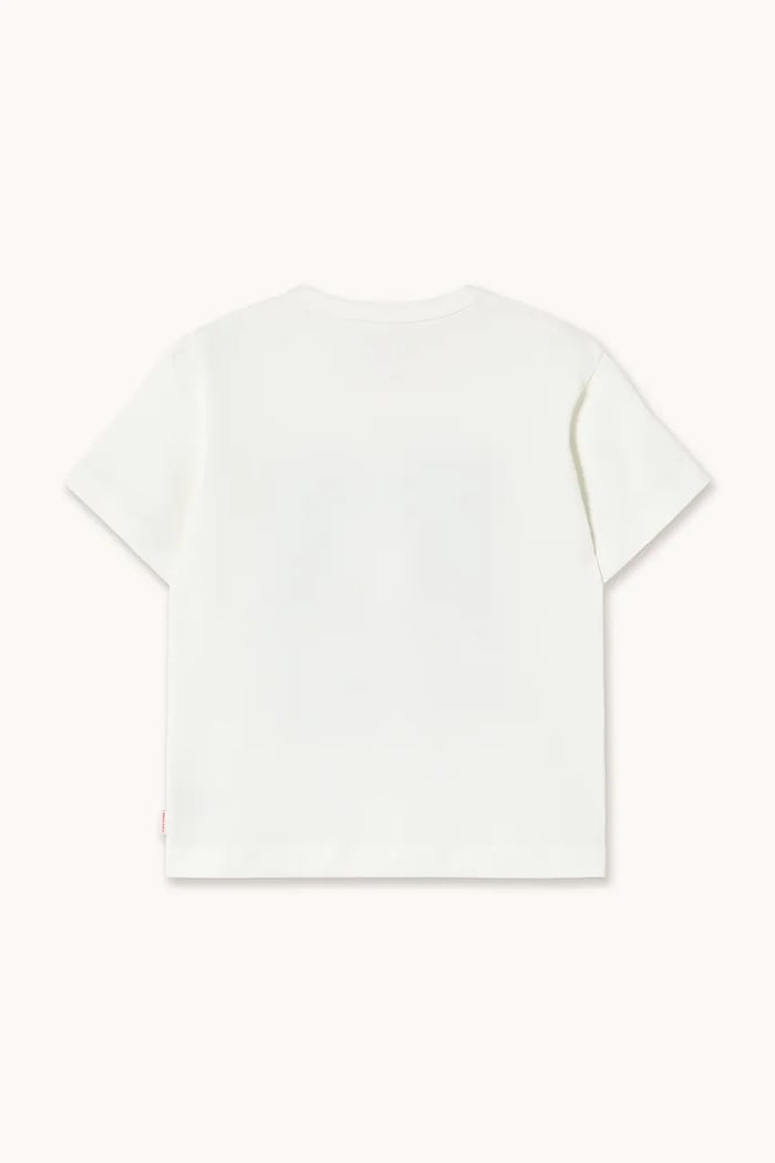 Chlapec Detské bavlnené tričko Tinycottons FROG & FROG GRAPHIC TEE SS26.043 biela