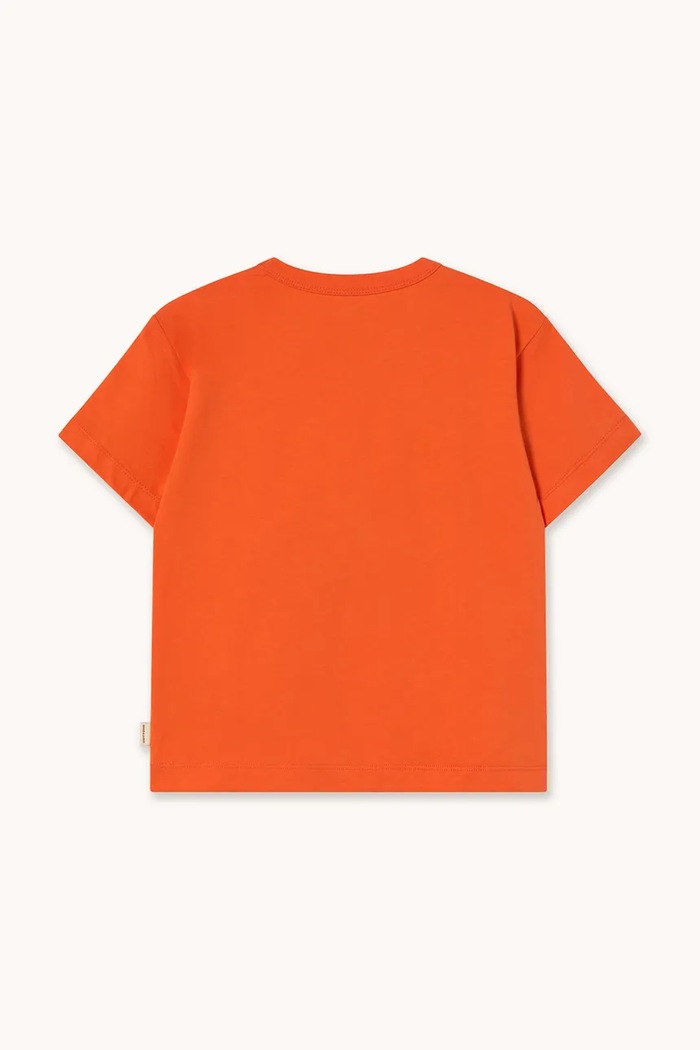 Tinycottons t-shirt bawełniany dziecięcy YELLOW DOG GRAPHIC TEE SS26.085 pomarańczowy SS26