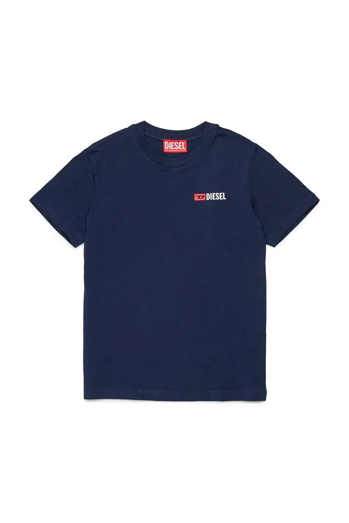 Detské tričko Diesel UTRIM UW T-SHIRT potlač tmavomodrá J02691.KYATR