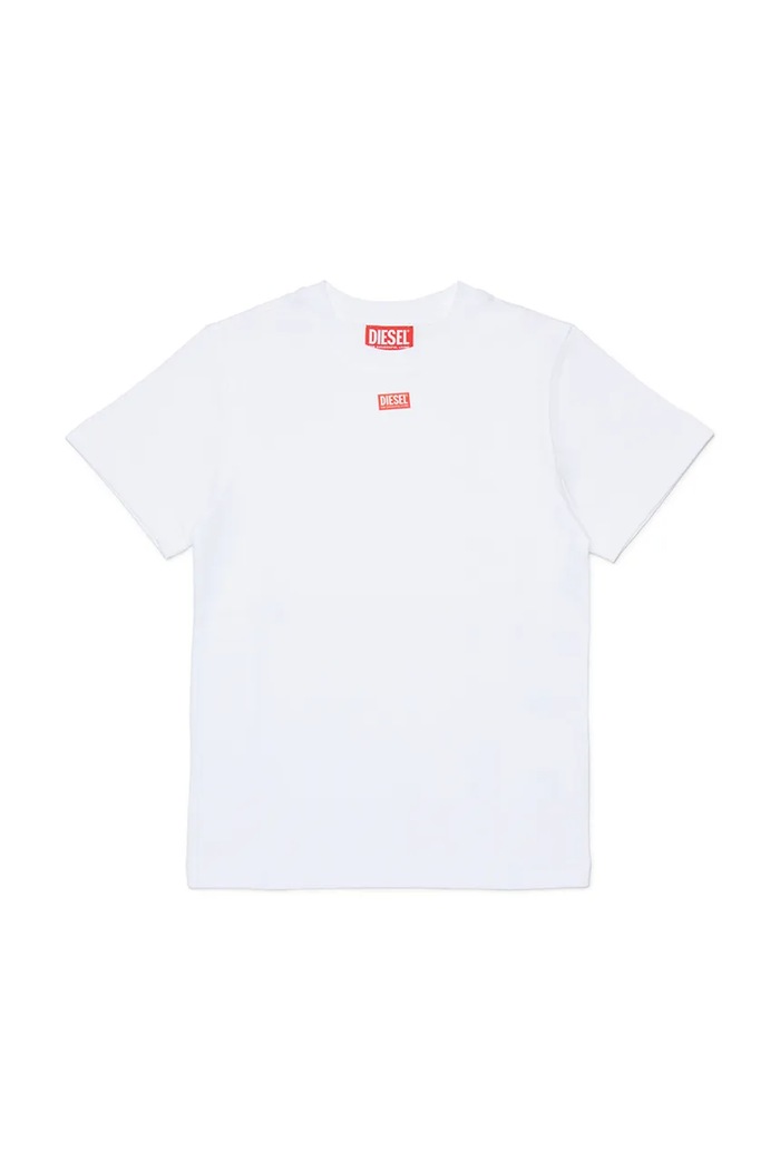 Diesel gyerek pamut póló TJUSTR7 T-SHIRT pamut fehér J02770.0CATM