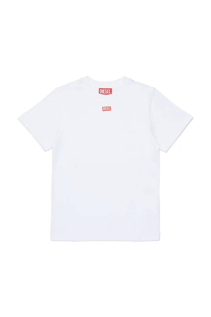 Diesel gyerek pamut póló TJUSTR7 T-SHIRT pamut fehér J02770.0CATM