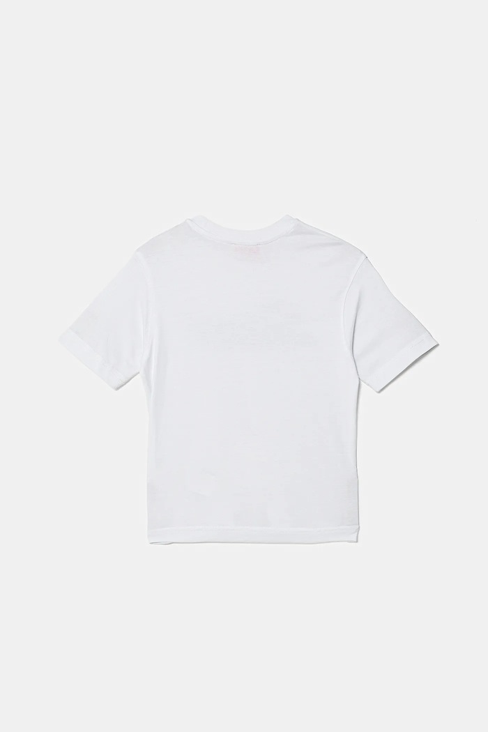 Diesel tricou de bumbac pentru copii TCORS OVER T-SHIRT J02869.KYA1M alb SS26
