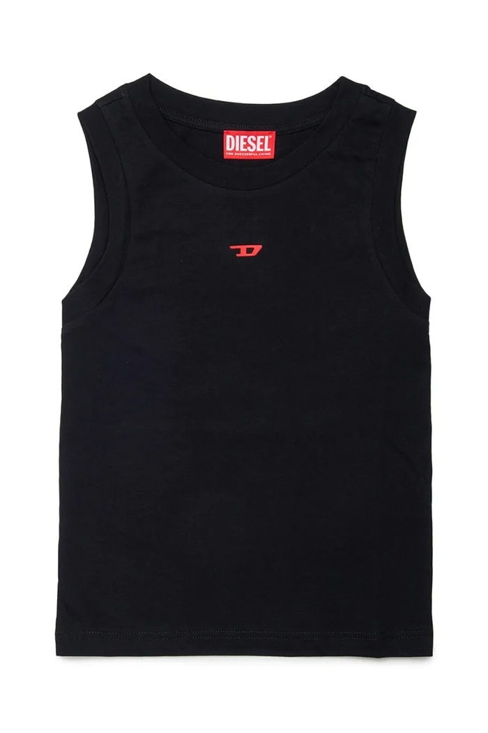 Diesel t-shirt bawełniany dziecięcy MTIARDY T-SHIRTS nadruk czarny J02741.00YI9