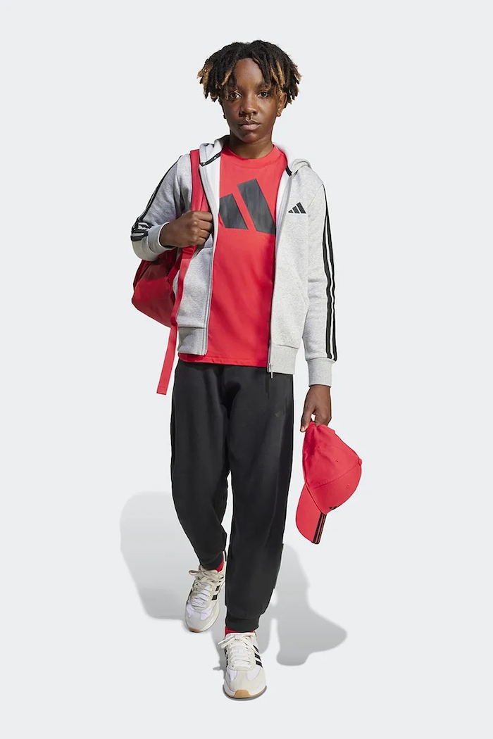 Παιδικό βαμβακερό μπλουζάκι adidas JC9664