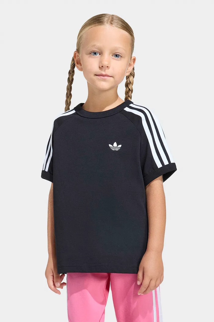 Detské bavlnené tričko adidas Originals čierna KD3309