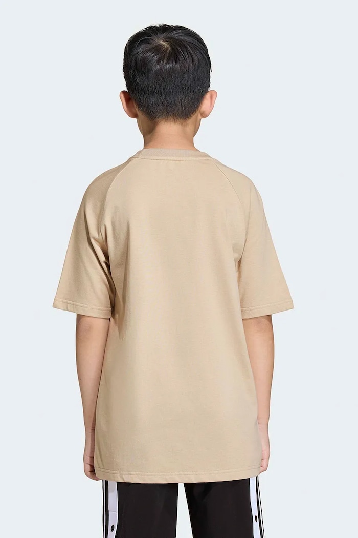 adidas Originals t-shirt dziecięcy bawełniany KE2874 beżowy
