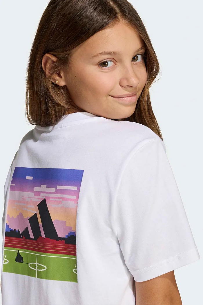 Detské bavlnené tričko adidas KA0532