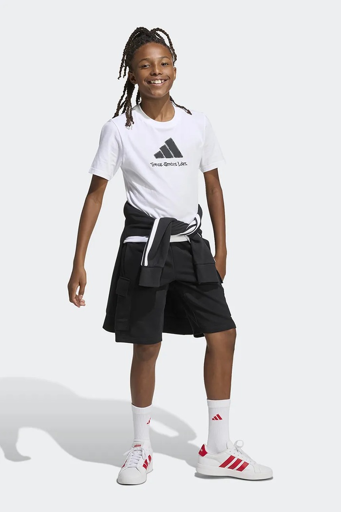 Παιδικό βαμβακερό μπλουζάκι adidas KA2979
