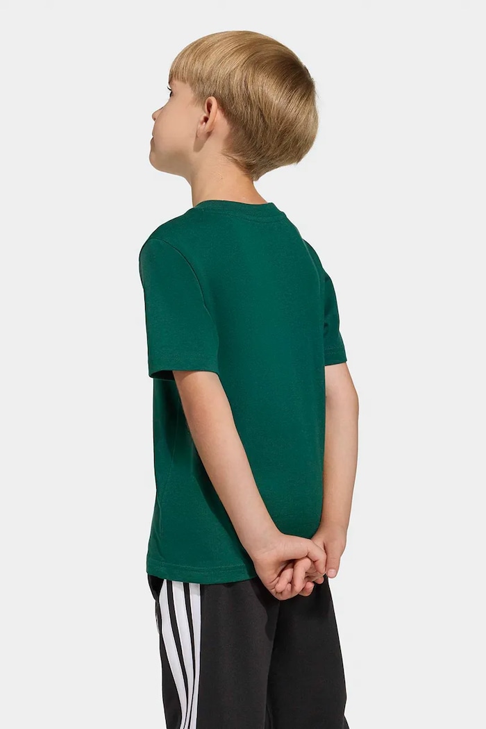adidas t-shirt bawełniany dziecięcy KA2964 zielony