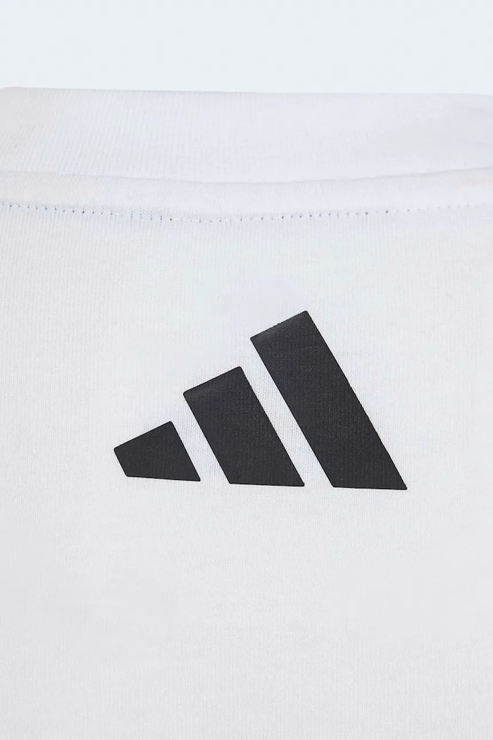 adidas Performance t-shirt bawełniany dziecięcy MERCEDES biały KQ8082