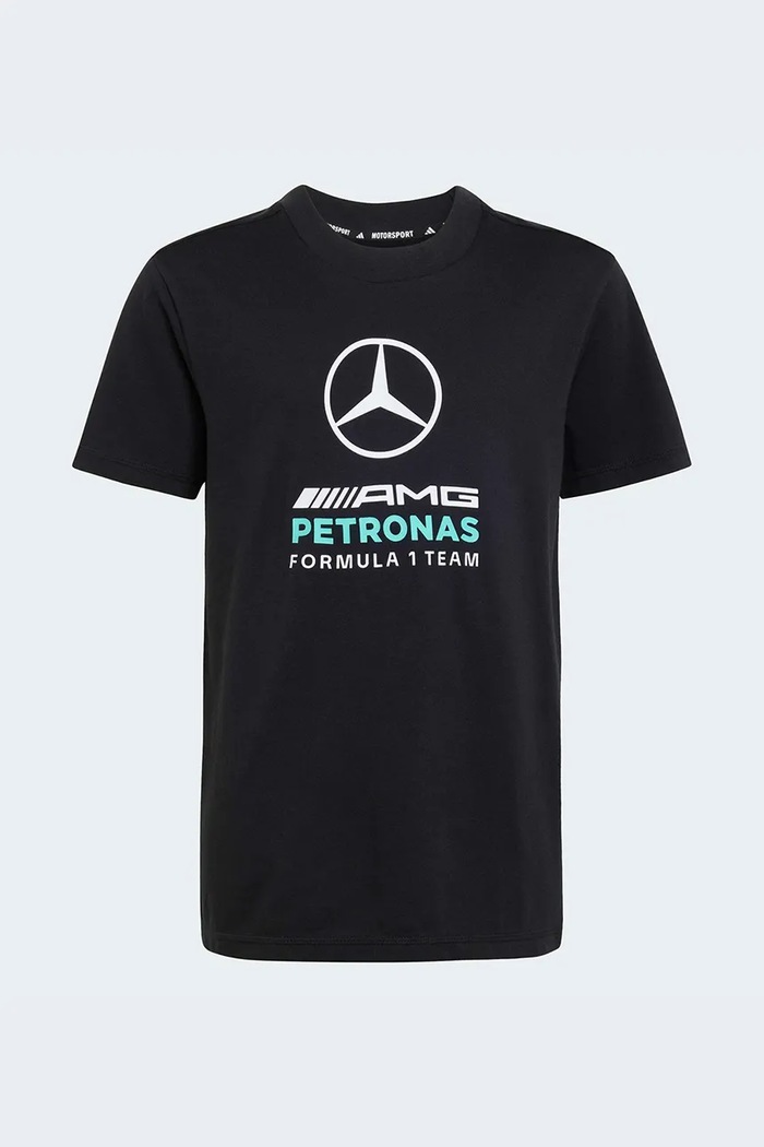 adidas Performance t-shirt in cotone per bambini MERCEDES cotone nero KQ8083