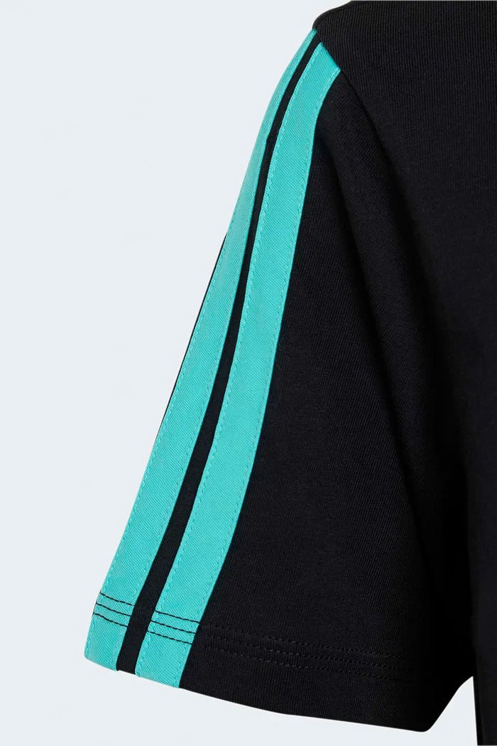 Chłopiec adidas Performance t-shirt bawełniany dziecięcy MERCEDES KE5914 czarny