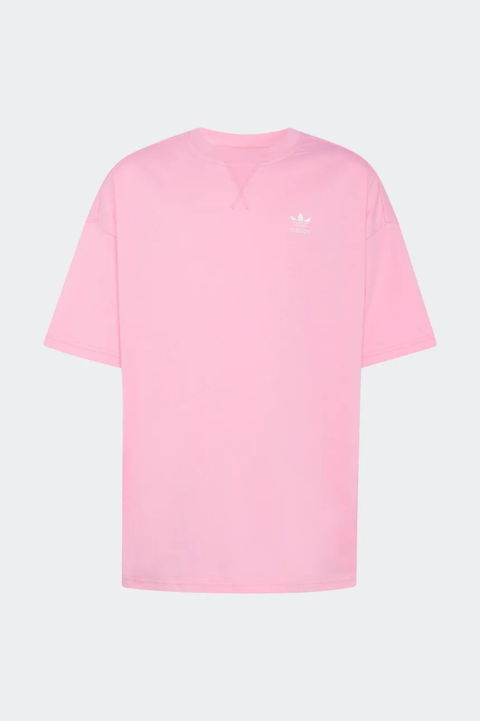 Detské bavlnené tričko adidas Originals KE0399 ružová SS26