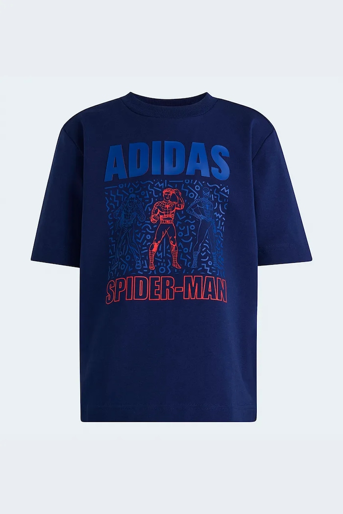 adidas tricou copii Marvel JZ7667 bleumarin SS26