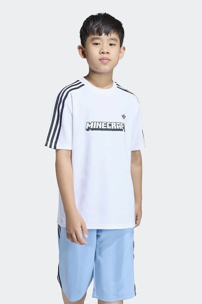 Detské tričko adidas Originals MINECRAFT biela KD5405