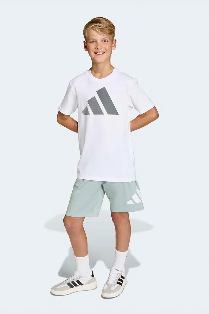 adidas tricou copii bumbac alb KD6048