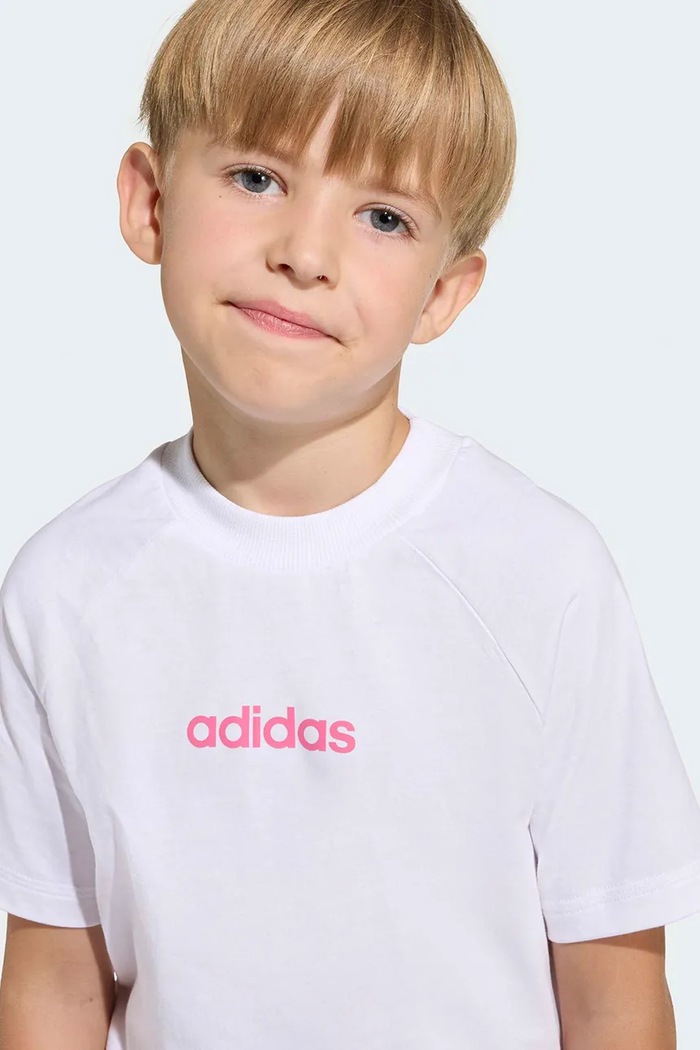 Дитяча бавовняна футболка adidas KE0852