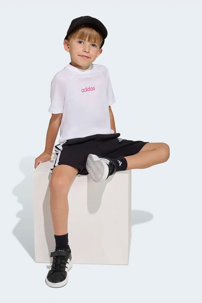 Παιδικό βαμβακερό μπλουζάκι adidas KE0852