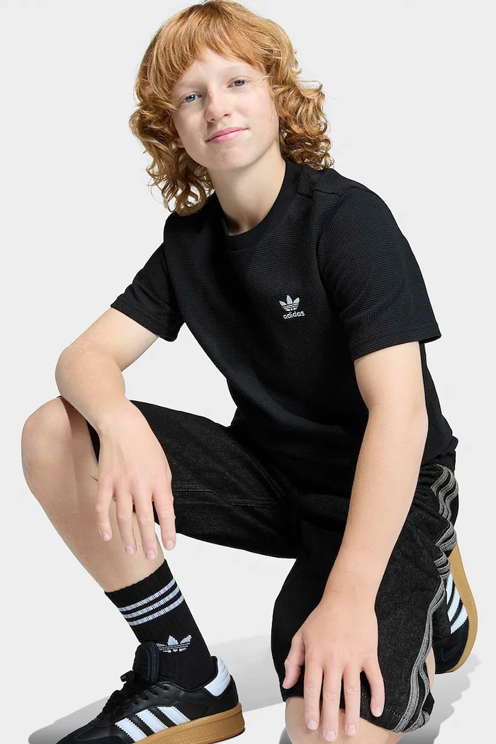 Detské tričko adidas Originals KD5527 čierna