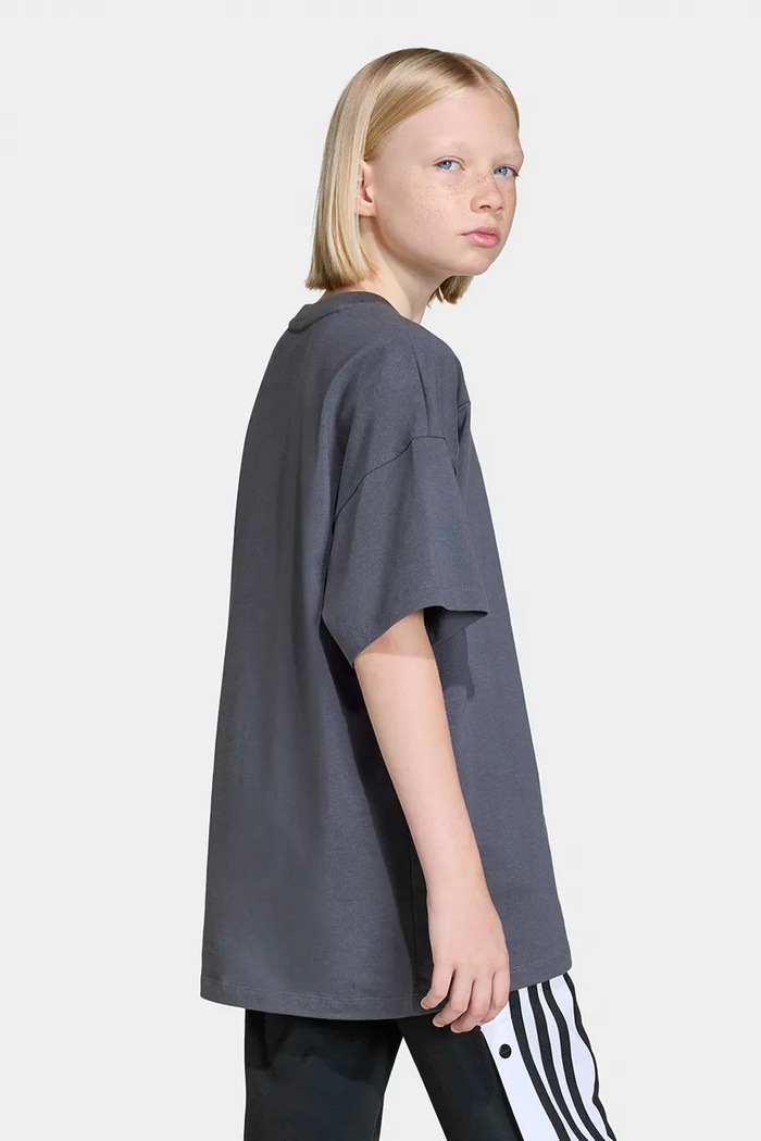 Chlapec Detské bavlnené tričko adidas Originals KE2431 sivá