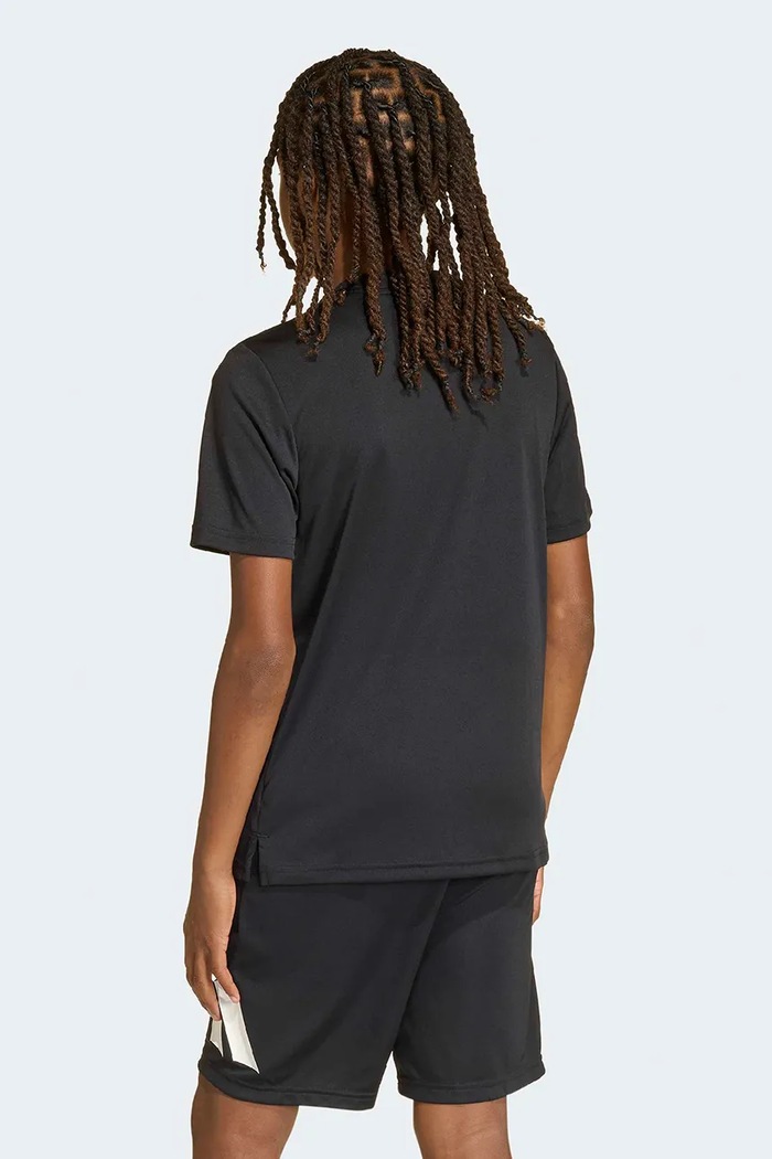 Παιδικό μπλουζάκι adidas KB6805 μαύρο