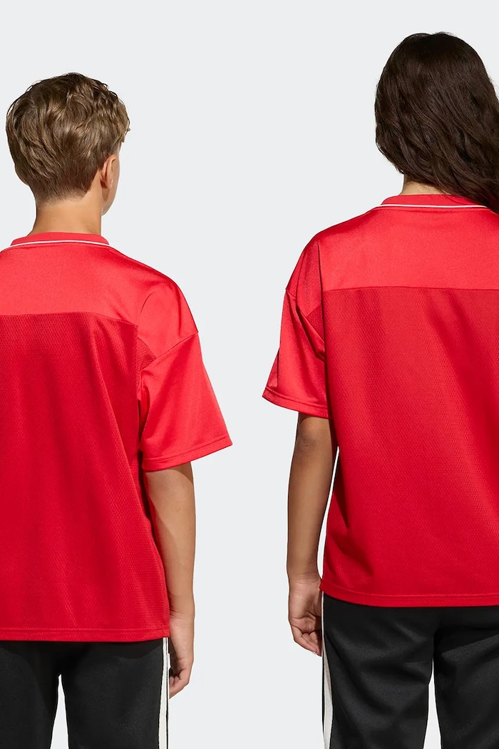 Chlapec Detské tričko adidas KD3426 červená