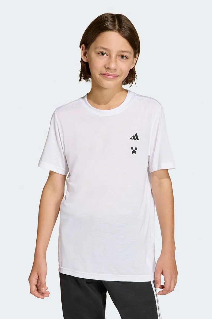 adidas tricou copii alb KA0234