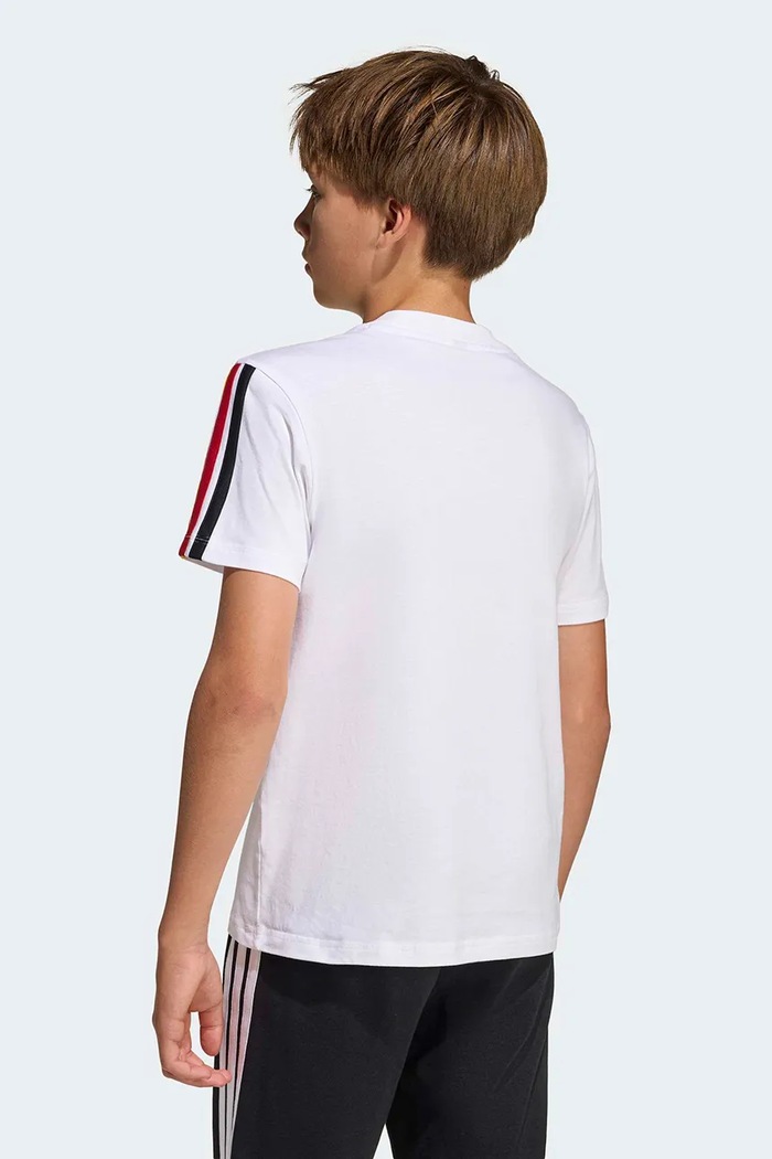 Detské bavlnené tričko adidas Performance DFB KIDS JZ9469 biela