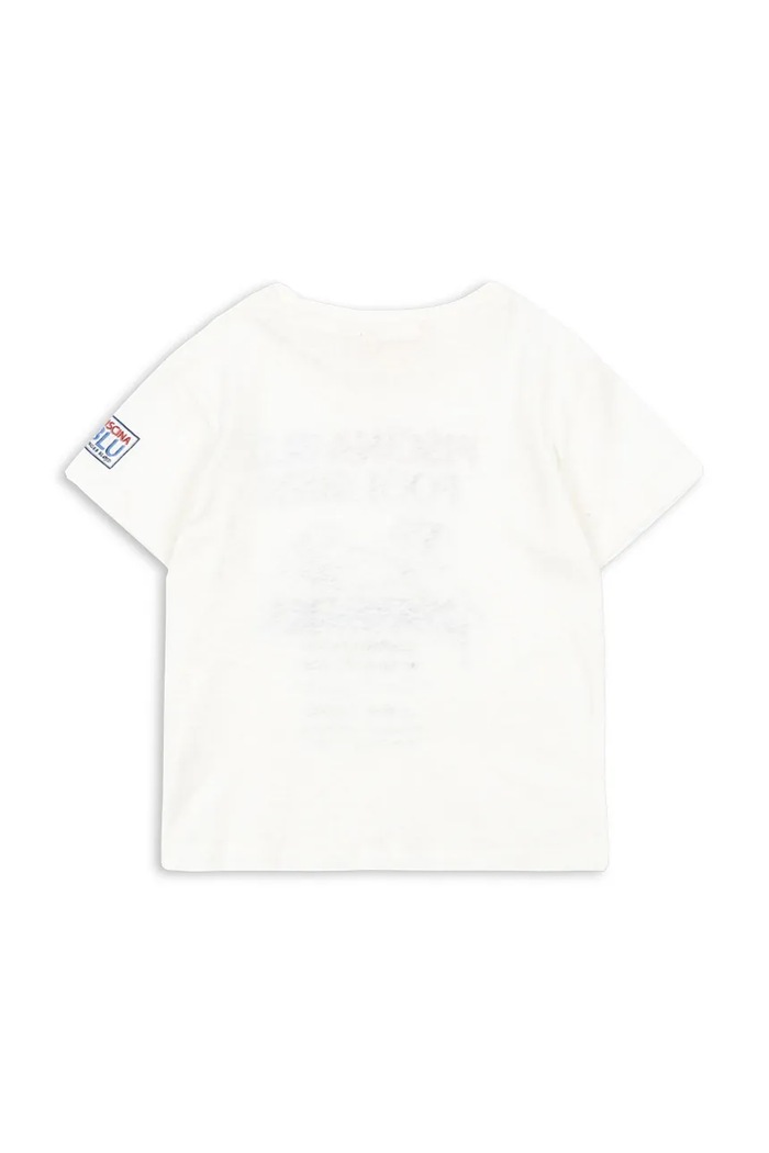 Konges Sløjd t-shirt dziecięcy ERA TEE OCS KS104784.PPY2 biały SS26