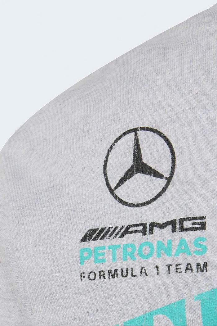 adidas Performance tričko detské bavlnené Mercedes biela KG0854
