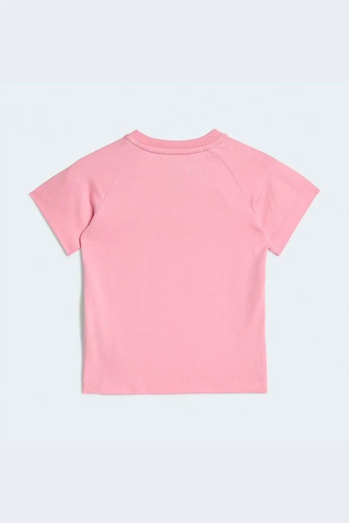 adidas Originals t-shirt dziecięcy bawełniany KD1061 różowy SS26