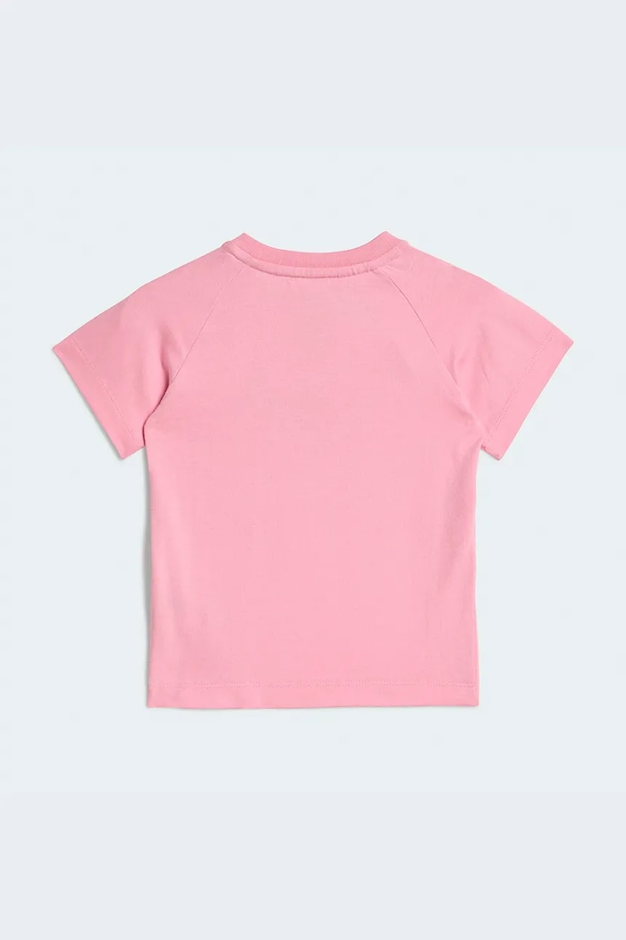 adidas Originals t-shirt dziecięcy bawełniany KD1061 różowy SS26