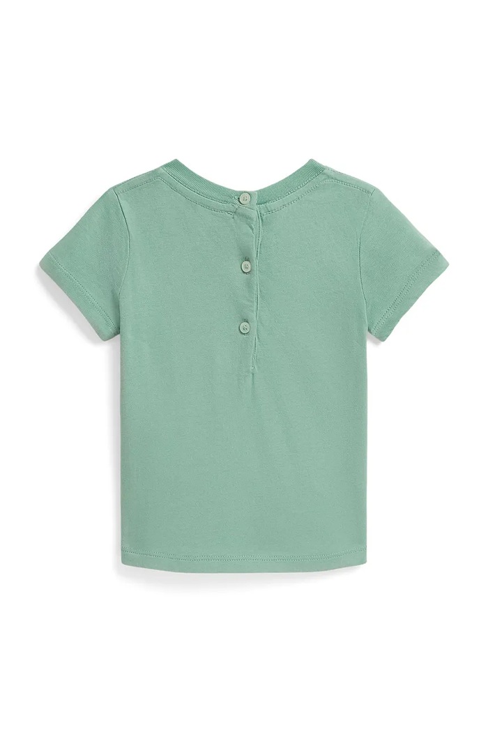 Polo Ralph Lauren tricou din bumbac pentru bebeluși 310A11768001 turcoaz SS26