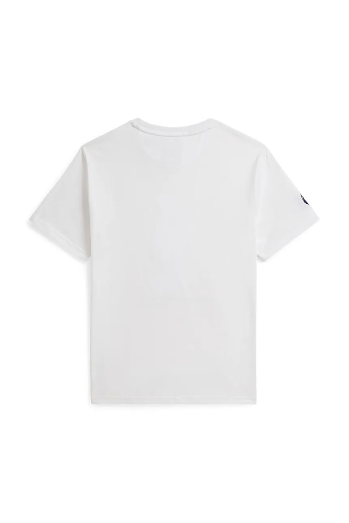 Polo Ralph Lauren T-shirt dziecięcy bawełniany 323B18121001 biały SS26