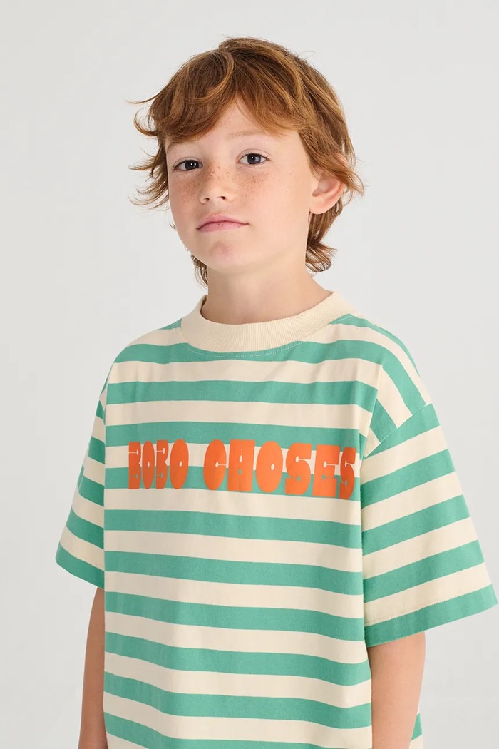 Dětské bavlněné tričko Bobo Choses Bobo Choses Modern potisk zelená 126AC136