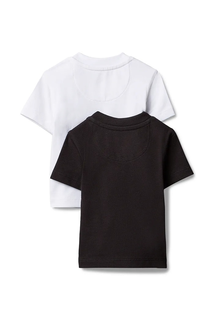 Calvin Klein Jeans tričko dojčenské s bavlnou 2-pak LVCKSJI17B.PPY2 biela SS26