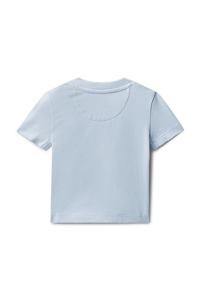Calvin Klein Jeans tričko dojčenské s bavlnou LVCKSJA47B.PPY2 modrá SS26