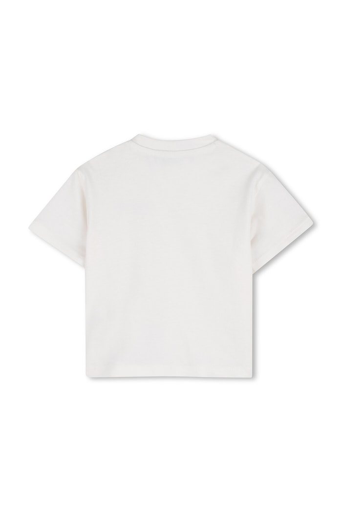 Kenzo Kids t-shirt bawełniany niemowlęcy K61724.86.102 biały SS26