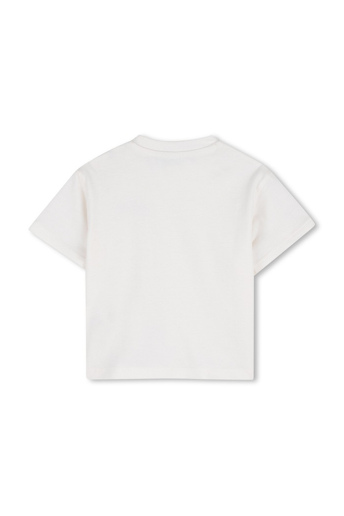 Kenzo Kids t-shirt bawełniany niemowlęcy K61724.71.81 biały SS26