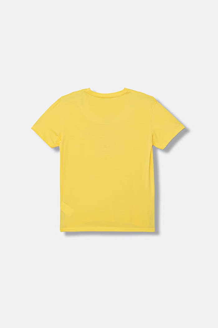 United Colors of Benetton T-shirt dziecięcy bawełniany 3I1XC10S4.G.Stagionale żółty SS26