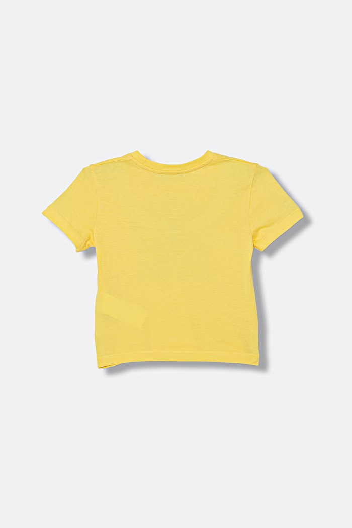 United Colors of Benetton detské tričko s bavlnou 3I1XG10LK.P.Stagionale žltá SS26