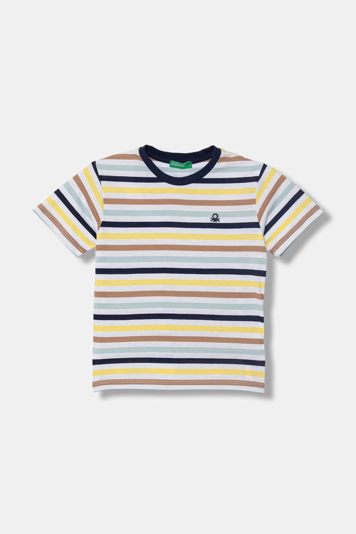 United Colors of Benetton T-shirt παιδικό βαμβακερό πολύχρωμο 39IAG10LL.P.Stagionale